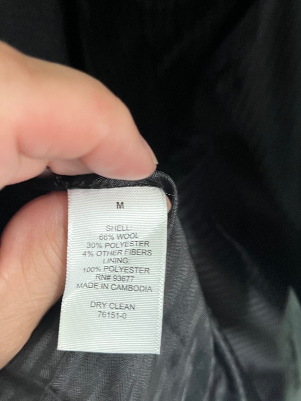 J. Ferrar Mens Black Water Resistant Midweight Trench Coat size medium - Picture 7 of 9